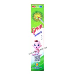 12 CM Green Sparklers